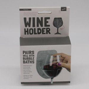 Sipski Silicone Bathtub/Shower Wine Glass Holder